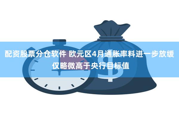 配资股票分仓软件 欧元区4月通胀率料进一步放缓 仅略微高于央行目标值